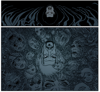 Nowhere Men #7 art by Taylor and Bellaire